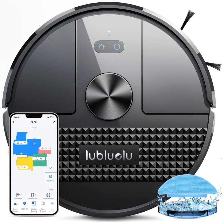 Lubluelu Robot Aspirador y Fregasuelos: La solución inteligente para mantener tu hogar impecable y libre de pelos de mascotas.