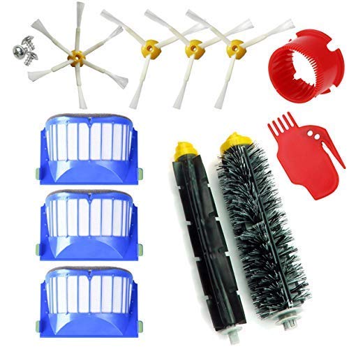 Mirtux: Kit de Repuestos para Roomba Serie 600. Renueva tu Aspiradora con este Pack de Cepillos y Accesorios.