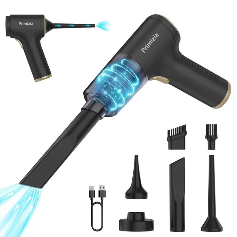 Potente Aspiradora de Mano sin Cable para Coche: Aspira con Eficiencia y Versatilidad, el Complemento Indispensable (Negro)