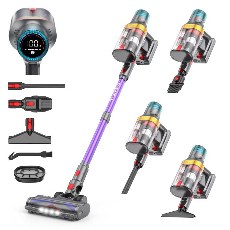 Aonus A9 MAX: Aspiradora sin Cable Potente y Duradera para Pisos, Alfombras y Pelo.