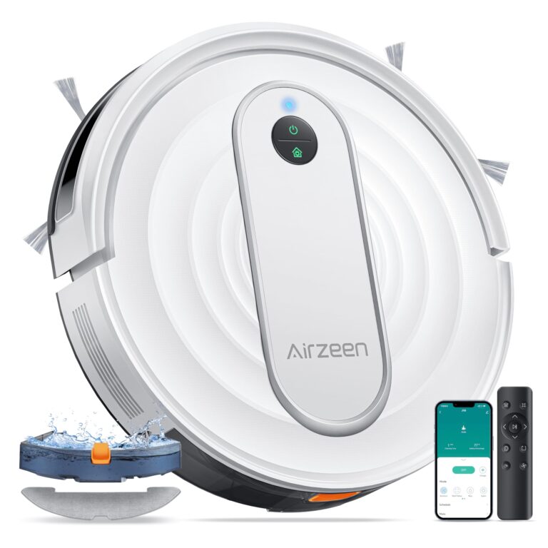 Airzeen Robot Aspirador y Fregasuelos: Limpieza Eficiente y Silenciosa para Cada Hogar